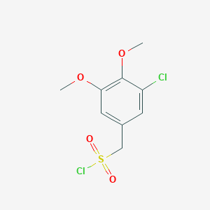 (3-Chloro-4,5-dimethoxyphenyl)methanesulfonyl chloride