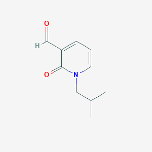 molecular formula C10H13NO2 B13322701 1-Isobutyl-2-oxo-1,2-dihydropyridine-3-carbaldehyde 