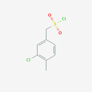 (3-Chloro-4-methylphenyl)methanesulfonyl chloride