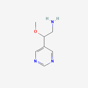 2-Methoxy-2-(pyrimidin-5-yl)ethan-1-amine