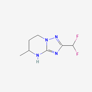 2-(Difluoromethyl)-5-methyl-4H,5H,6H,7H-[1,2,4]triazolo[1,5-a]pyrimidine