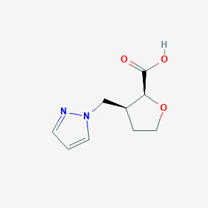 (2S,3S)-3-((1H-Pyrazol-1-yl)methyl)tetrahydrofuran-2-carboxylic acid