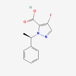 (R)-4-Fluoro-1-(1-phenylethyl)-1H-pyrazole-5-carboxylic acid