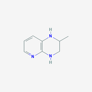 molecular formula C8H11N3 B13322763 2-Methyl-1H,2H,3H,4H-pyrido[2,3-b]pyrazine 