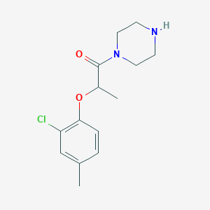 2-(2-Chloro-4-methyl-phenoxy)-1-piperazin-1-yl-propan-1-one