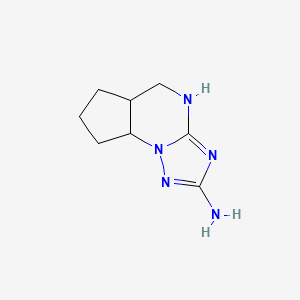 1,8,10,12-Tetraazatricyclo[7.3.0.0,2,6]dodeca-9,11-dien-11-amine