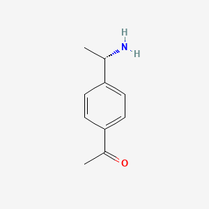 (S)-1-(4-(1-Aminoethyl)phenyl)ethan-1-one