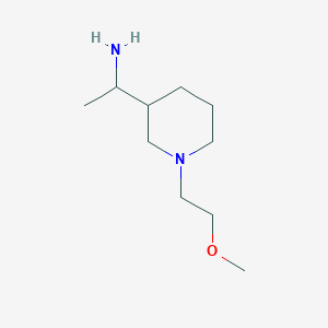 1-[1-(2-Methoxyethyl)piperidin-3-yl]ethan-1-amine