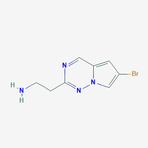 2-(6-Bromopyrrolo[2,1-f][1,2,4]triazin-2-yl)ethan-1-amine