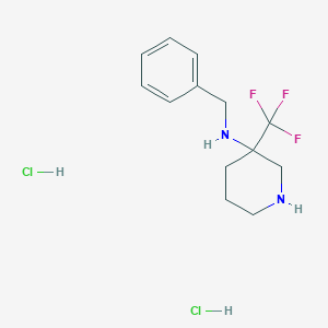 N-Benzyl-3-(trifluoromethyl)piperidin-3-amine dihydrochloride