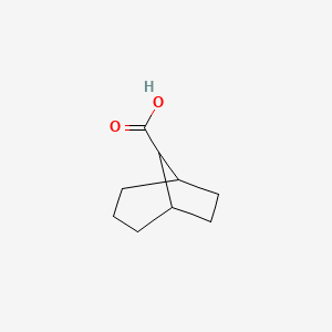 molecular formula C9H14O2 B13322847 Bicyclo[3.2.1]octane-8-carboxylic acid 