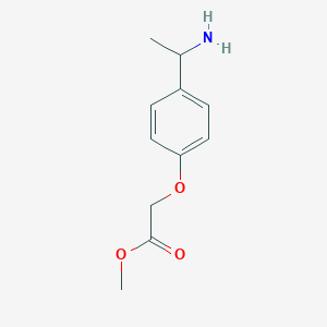 Methyl 2-(4-(1-aminoethyl)phenoxy)acetate