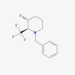 (2R,3R)-1-Benzyl-3-fluoro-2-(trifluoromethyl)piperidine