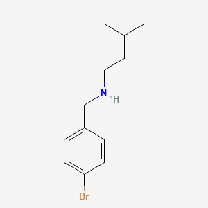 [(4-Bromophenyl)methyl](3-methylbutyl)amine