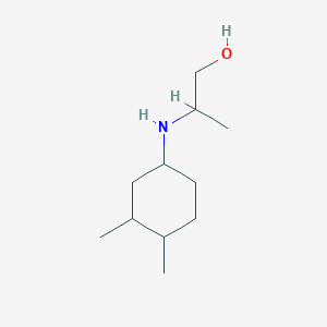 2-[(3,4-Dimethylcyclohexyl)amino]propan-1-ol