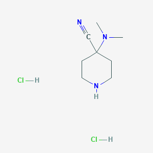 4-(Dimethylamino)piperidine-4-carbonitrile dihydrochloride