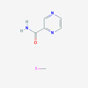 iodomethane;pyrazine-2-carboxamide