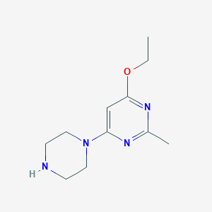 4-Ethoxy-2-methyl-6-(piperazin-1-yl)pyrimidine