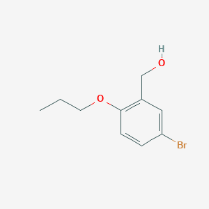 molecular formula C10H13BrO2 B1332295 (5-溴-2-丙氧基苯基)甲醇 CAS No. 693823-10-8
