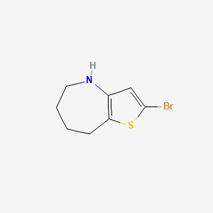 2-Bromo-5,6,7,8-tetrahydro-4H-thieno[3,2-b]azepine