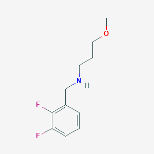 molecular formula C11H15F2NO B13322977 N-(2,3-Difluorobenzyl)-3-methoxypropan-1-amine 