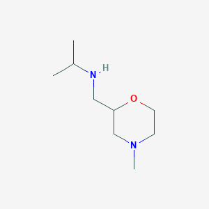 [(4-Methylmorpholin-2-yl)methyl](propan-2-yl)amine