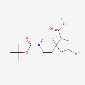 8-(tert-Butoxycarbonyl)-3-hydroxy-8-azaspiro[4.5]decane-1-carboxylic acid