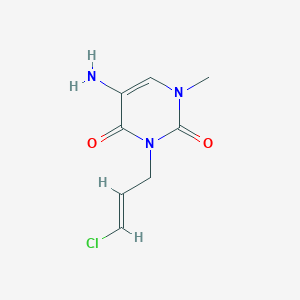 5-Amino-3-(3-chloroprop-2-en-1-yl)-1-methyl-1,2,3,4-tetrahydropyrimidine-2,4-dione