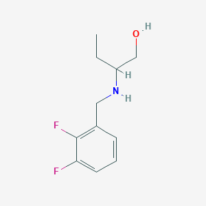 2-{[(2,3-Difluorophenyl)methyl]amino}butan-1-ol