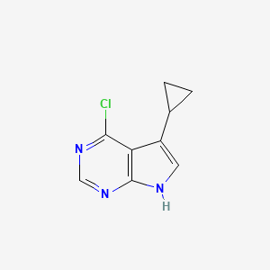 4-Chloro-5-cyclopropyl-7h-pyrrolo[2,3-d]pyrimidine