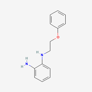 molecular formula C14H16N2O B1332318 (2-Aminophényl)(2-phénoxyéthyl)amine CAS No. 346662-82-6