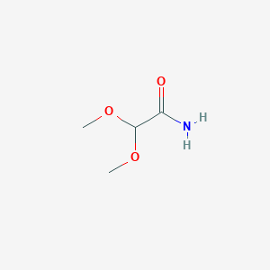 molecular formula C4H9NO3 B1332319 2,2-二甲氧基乙酰胺 CAS No. 83071-00-5
