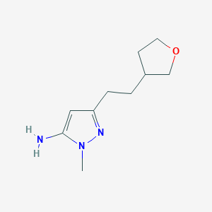 1-Methyl-3-[2-(oxolan-3-yl)ethyl]-1H-pyrazol-5-amine