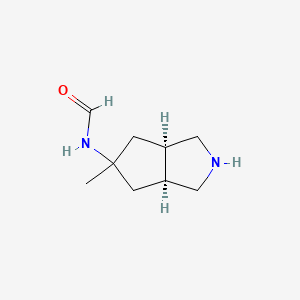 Rel-N-((3aR,5s,6aS)-5-methyloctahydrocyclopenta[c]pyrrol-5-yl)formamide