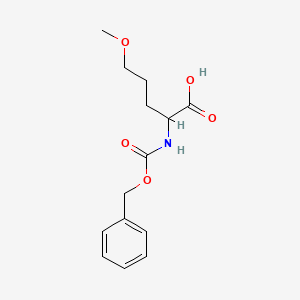 molecular formula C14H19NO5 B13323231 2-{[(Benzyloxy)carbonyl]amino}-5-methoxypentanoic acid 