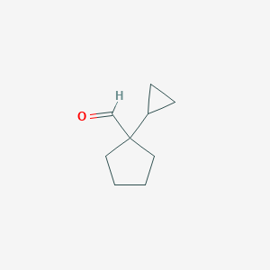 1-Cyclopropylcyclopentane-1-carbaldehyde