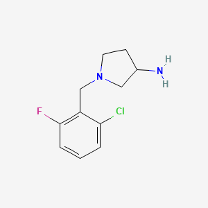 1-(2-Chloro-6-fluorobenzyl)pyrrolidin-3-amine