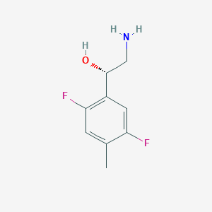 (1S)-2-amino-1-(2,5-difluoro-4-methylphenyl)ethan-1-ol