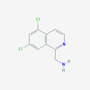 (5,7-Dichloroisoquinolin-1-yl)methanamine