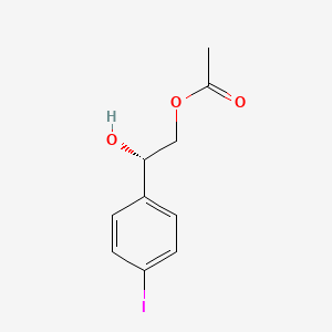 (S)-2-Hydroxy-2-(4-iodophenyl)ethyl acetate