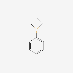 molecular formula C9H11P B13323325 1-Phenylphosphetane 