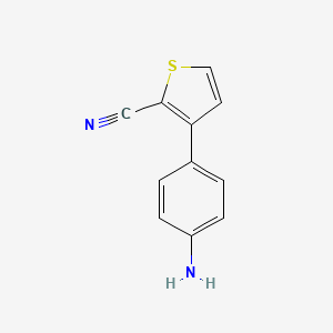 3-(4-Aminophenyl)thiophene-2-carbonitrile