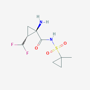 (1R,2R)-1-Amino-2-(difluoromethyl)-N-((1-methylcyclopropyl)sulfonyl)cyclopropane-1-carboxamide