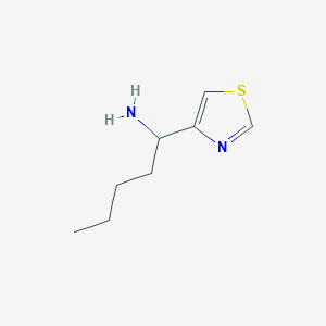 1-(1,3-Thiazol-4-yl)pentan-1-amine