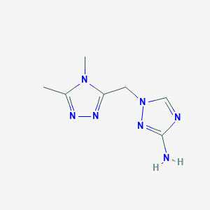 1-[(Dimethyl-4H-1,2,4-triazol-3-yl)methyl]-1H-1,2,4-triazol-3-amine