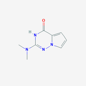 2-(Dimethylamino)pyrrolo[2,1-f][1,2,4]triazin-4(3H)-one