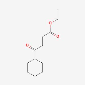 molecular formula C12H20O3 B1332344 4-环己基-4-氧代丁酸乙酯 CAS No. 54966-52-8