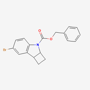 Benzyl 6-bromo-1,2,2a,7b-tetrahydro-3H-cyclobuta[b]indole-3-carboxylate