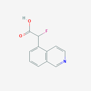 2-Fluoro-2-(isoquinolin-5-yl)acetic acid