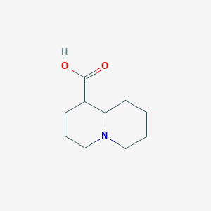 molecular formula C10H17NO2 B1332346 Octahydro-quinolizine-1-carboxylic acid CAS No. 90978-66-8